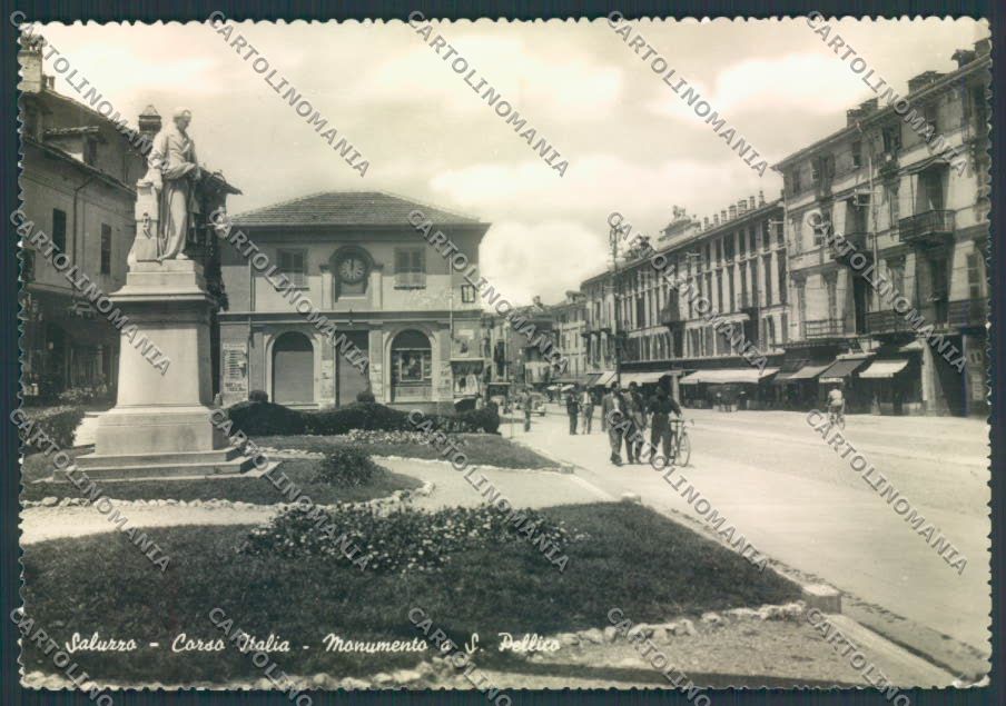 Cuneo Saluzzo Pellico Foto FG cartolina ZF0127 – fronte