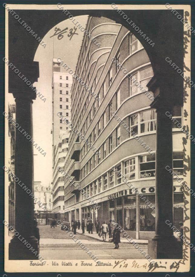 Torino Città PIEGATA FG cartolina ZF0172 – fronte