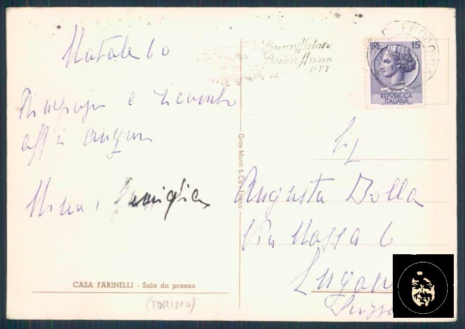 Torino Città Casa Farinelli FG cartolina ZF0178 – retro