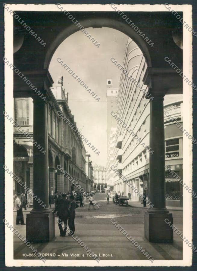 Torino Città Via Viotti Foto FG cartolina ZF0247 – fronte