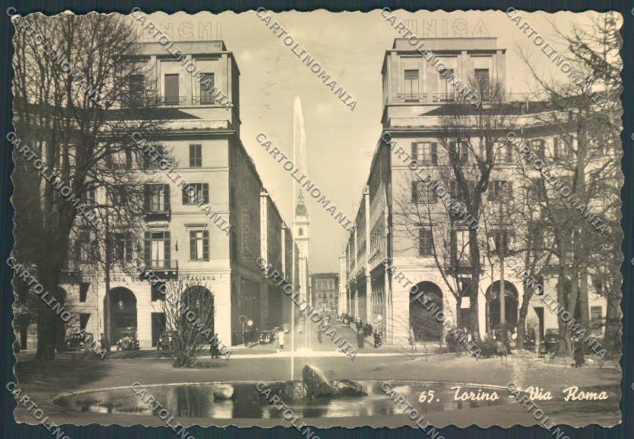 Torino Città Via Roma Foto FG cartolina ZF0249 – fronte