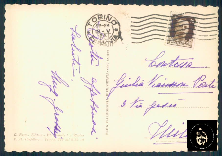 Torino Città Via Roma Foto FG cartolina ZF0249 – retro