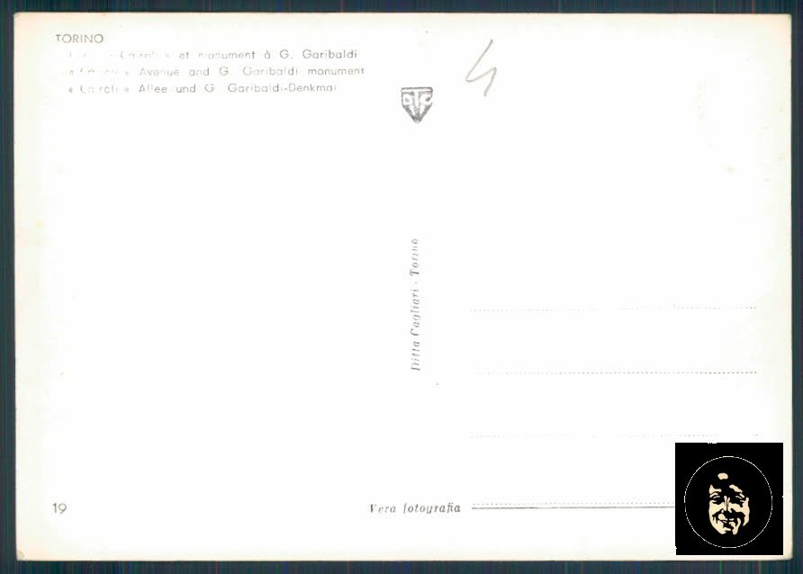 Torino Città Garibaldi Foto FG cartolina ZF0263 – retro