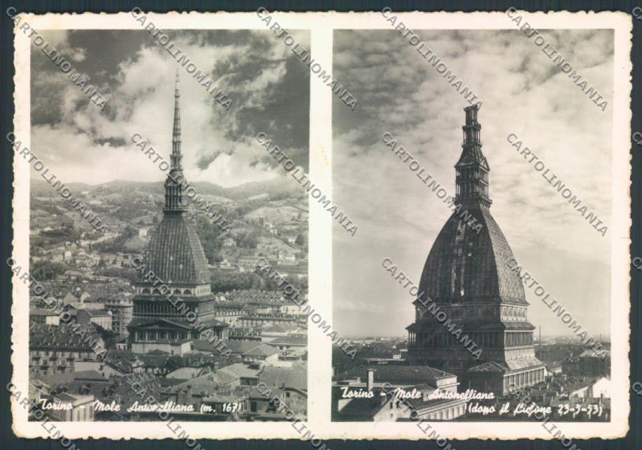 Torino Città Ciclone 1953 Foto FG cartolina ZF0273 – fronte