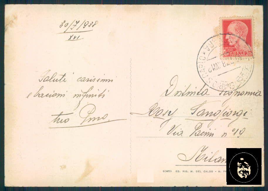 Novara Arona PIEGHINA FG cartolina ZF0320 – retro