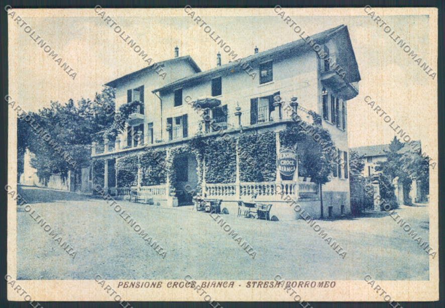 Verbania Stresa Pensione Croce Bianca FG cartolina ZF0361 – fronte