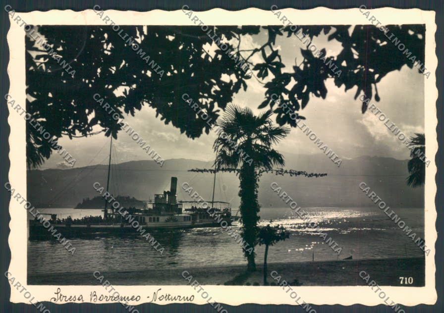 Verbania Stresa Battello Foto FG cartolina ZF0365 – fronte