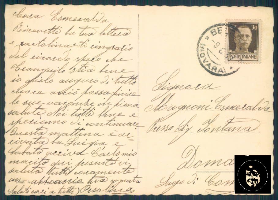 Verbania Belgirate FG cartolina ZF0384 – retro
