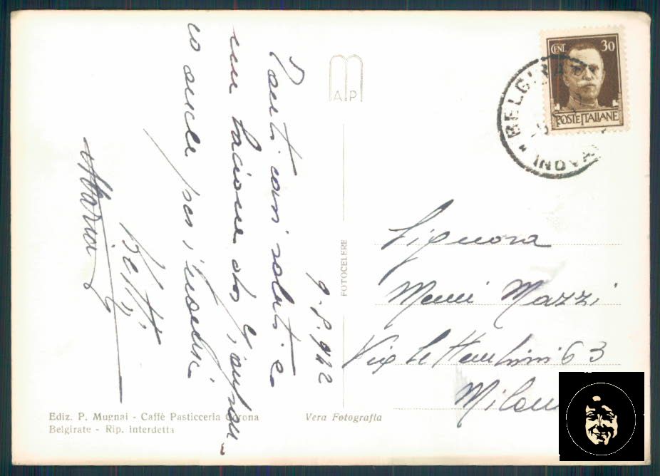 Verbania Belgirate Foto FG cartolina ZF0387 – retro