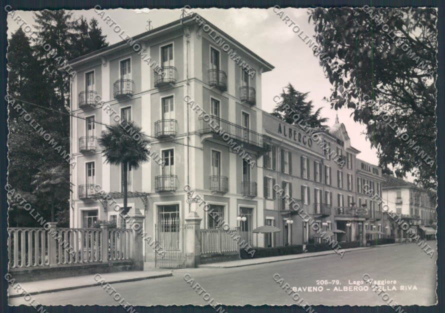 Verbania Baveno Albergo Bella Riva Foto FG cartolina ZF0419 – fronte