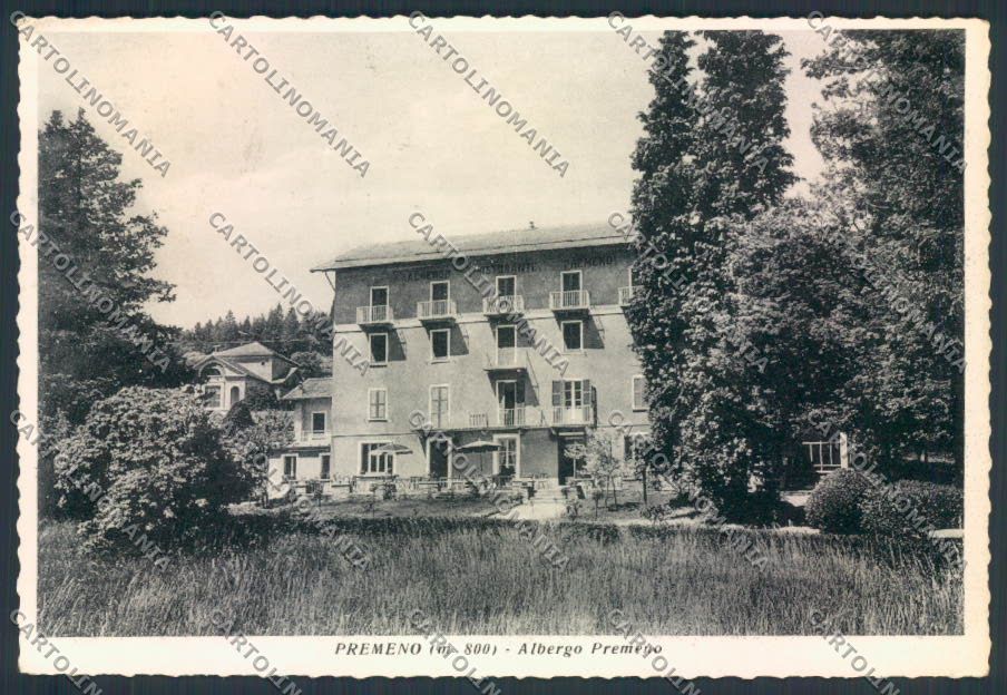 Verbania Premeno Albergo FG cartolina ZF0422 – fronte