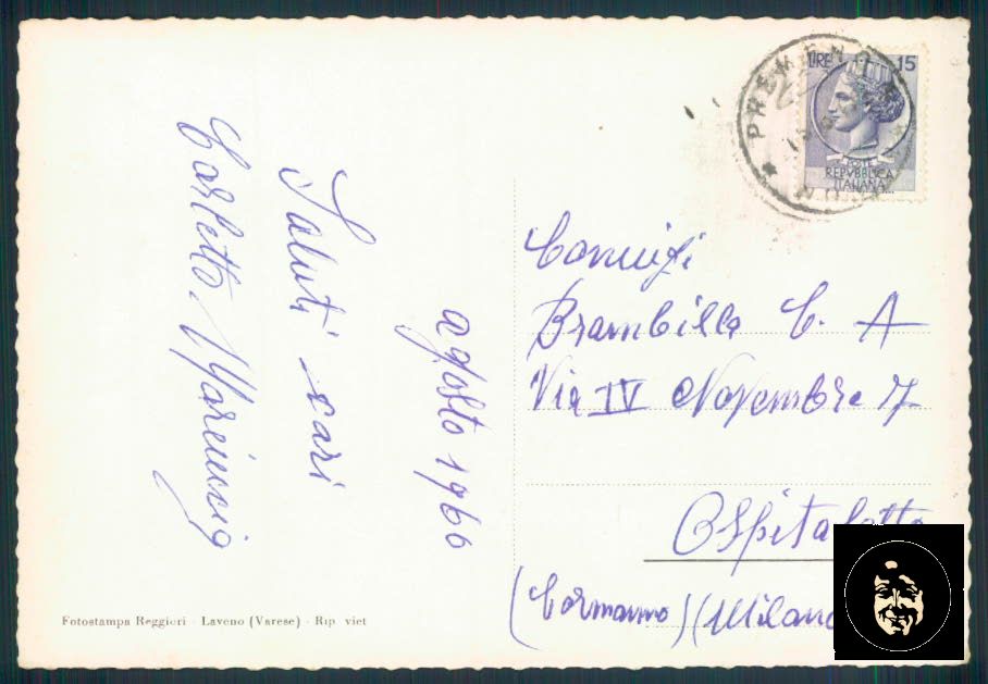 Verbania Premeno Albergo FG cartolina ZF0422 – retro