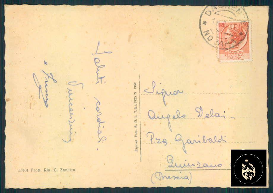 Novara Arona Dagnente FG cartolina ZF0439 – retro