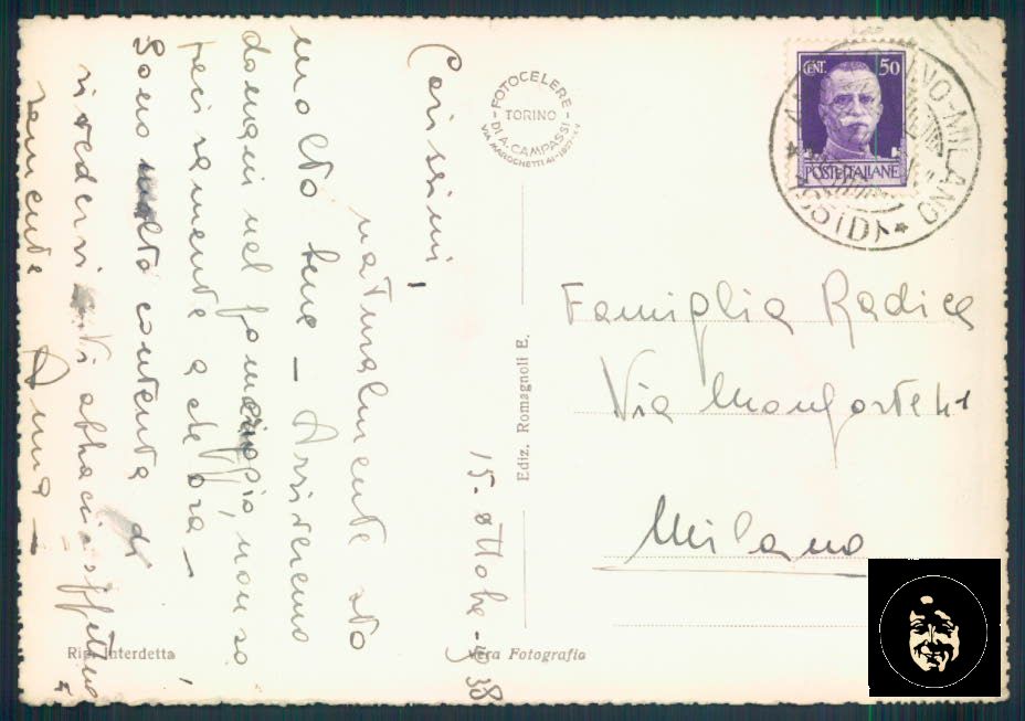 Biella Viverone PIEGHINA Foto FG cartolina ZF0487 – retro