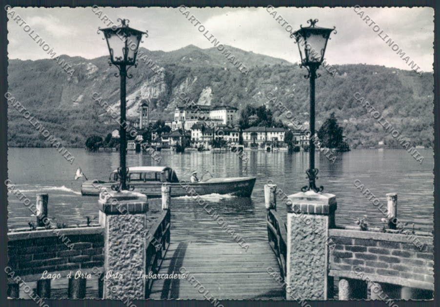 Novara Orta Imbarcadero Foto FG cartolina ZF0492 – fronte