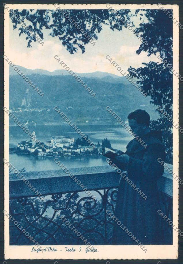 Novara Orta San Giulio FG cartolina ZF0493 – fronte