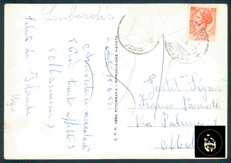 Verbania Artò Orta Foto FG cartolina ZF0504 – retro