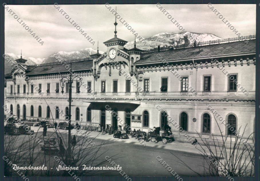 Verbania Domodossola Stazione Foto FG cartolina ZF0514 – fronte