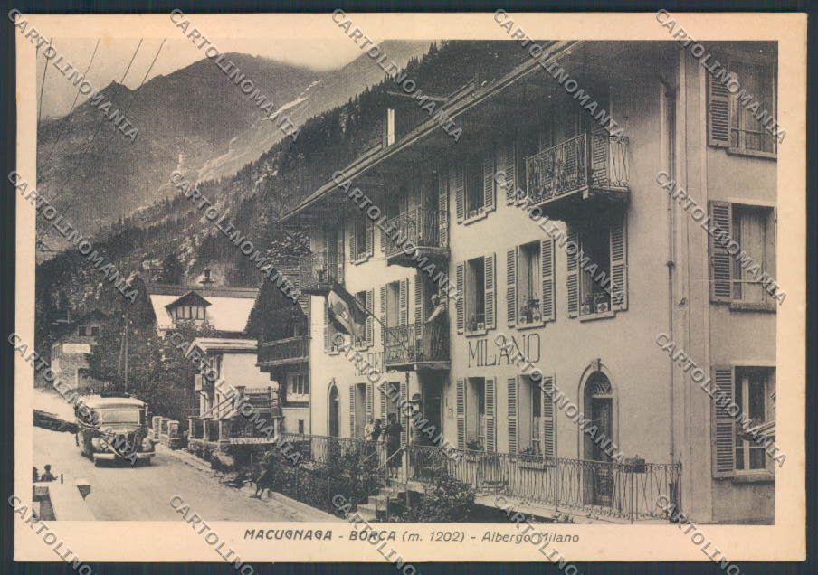 Verbania Macugnaga Borca Corriera FG cartolina ZF0536 – fronte