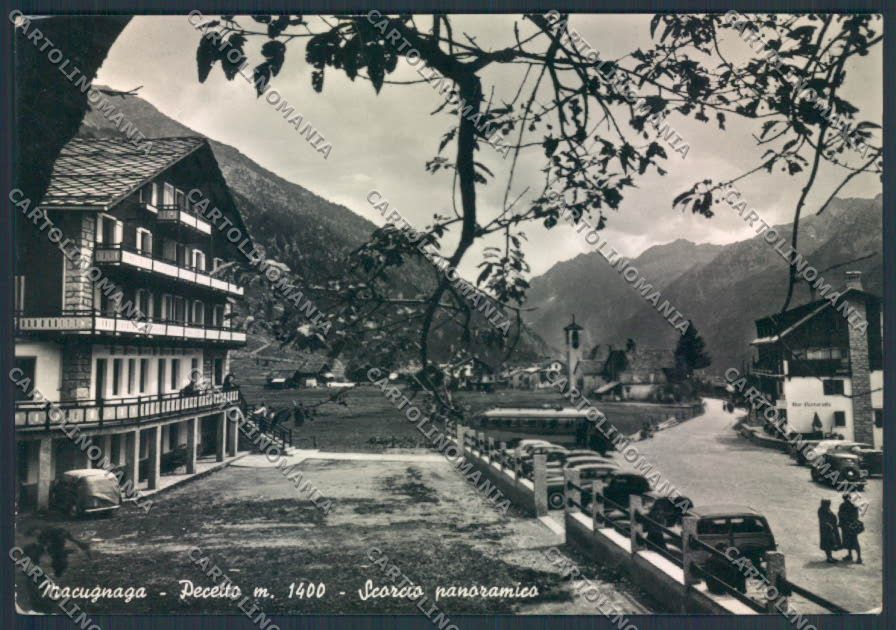 Verbania Macugnaga Pecetto Foto FG cartolina ZF0544 – fronte