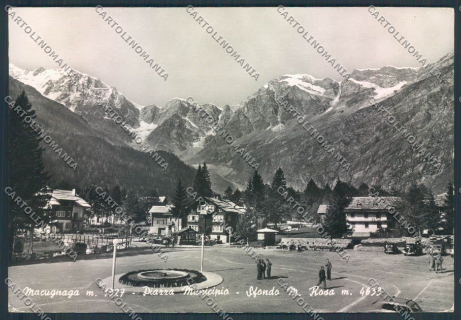 Verbania Macugnaga Monte Rosa Foto FG cartolina ZF0546 – fronte