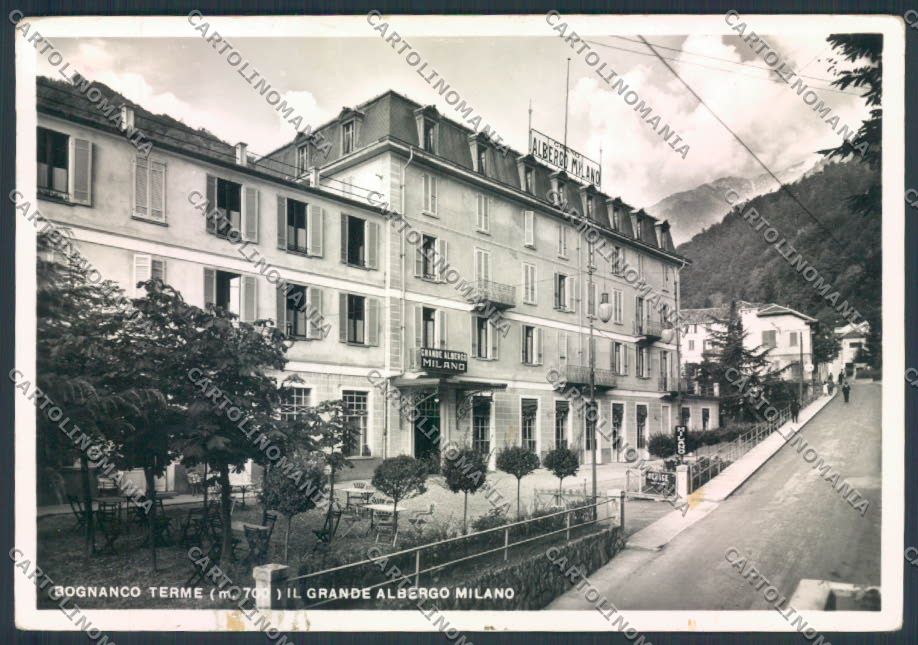 Novara Bognanco Albergo PIEGHINA Foto FG cartolina ZF0570 – fronte