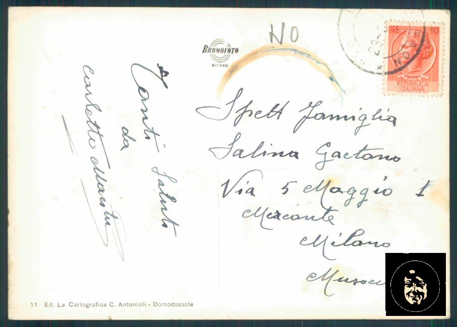 Verbania Bognanco Foto FG cartolina ZF0576 – retro