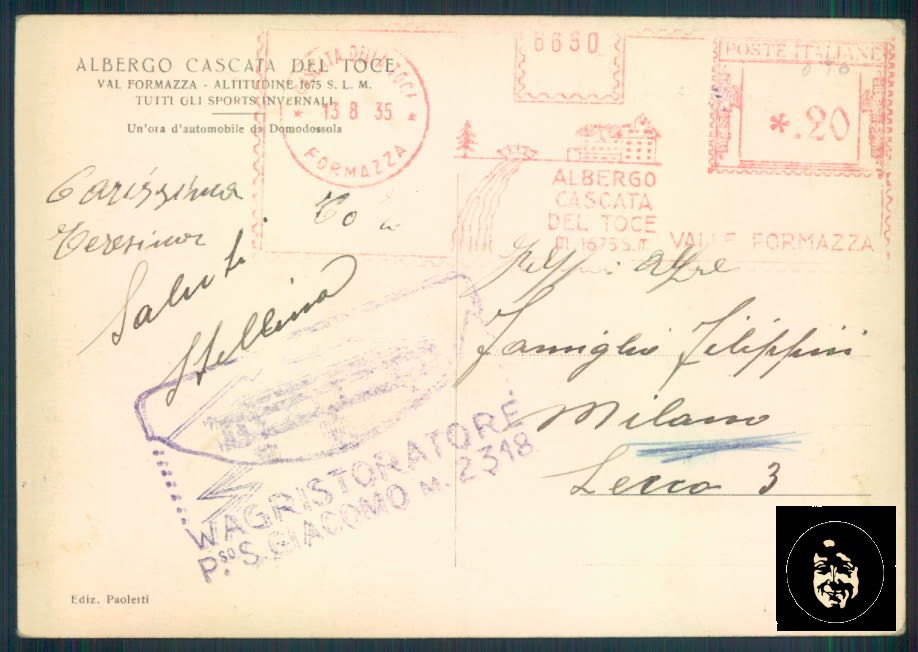 Verbania Valformazza Boden PIEGHINA Foto FG cartolina ZF0611 – retro