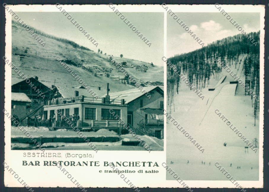 Torino Sestriere Bar PIEGHINA FG cartolina ZF0622 – fronte