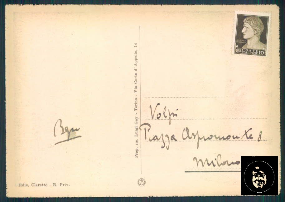 Torino Susa Piazza d'Armi FG cartolina ZF0638 – retro