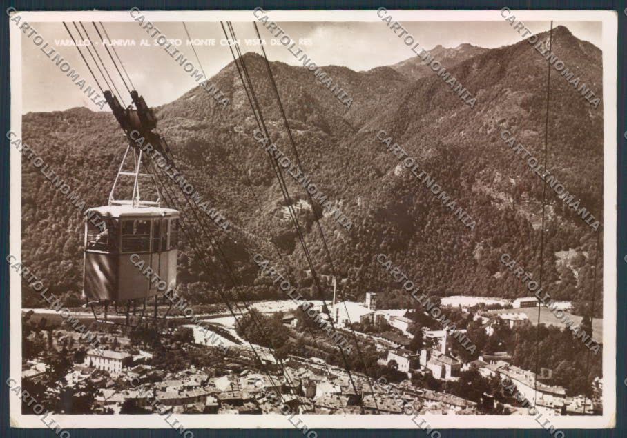 Vercelli Varallo Funivia Foto FG cartolina ZF0736 – fronte
