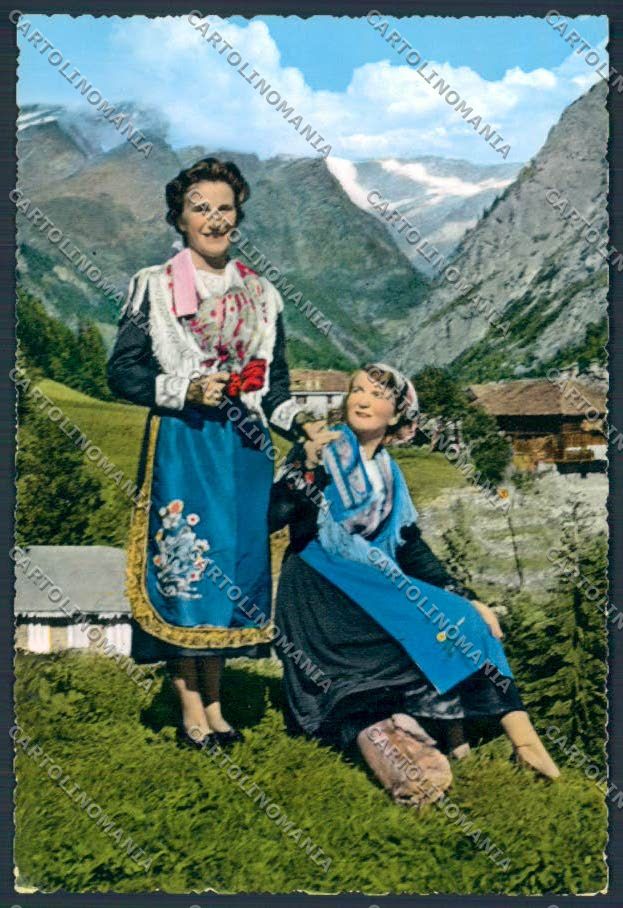 Vercelli Riva Valdobbia Costumi Foto FG cartolina ZF0737 – fronte