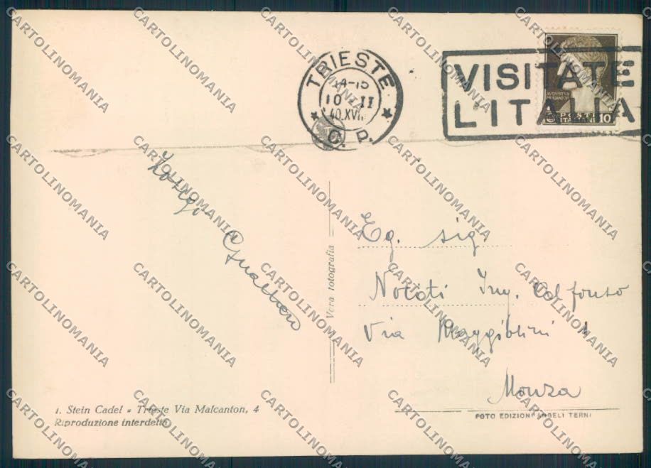 Trieste città foto FG cartolina ZF0742 – retro