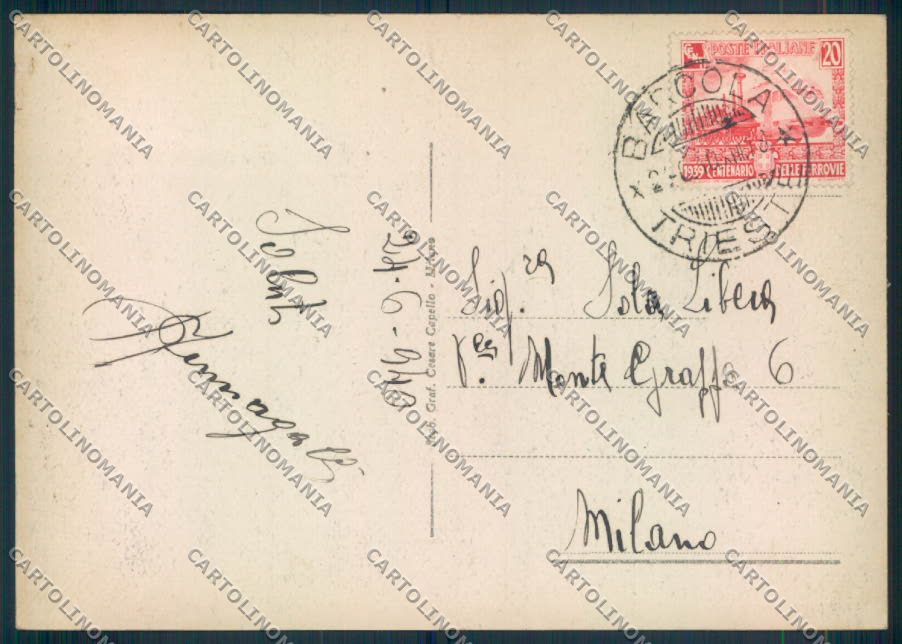 Trieste città FG cartolina ZF0756 – retro