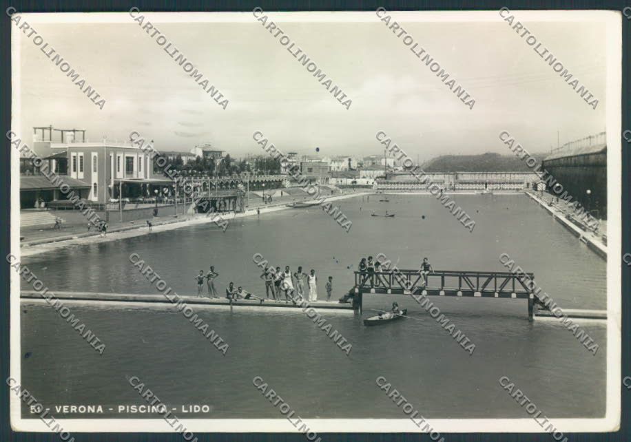 Verona città Lido foto FG cartolina ZF0766 – fronte