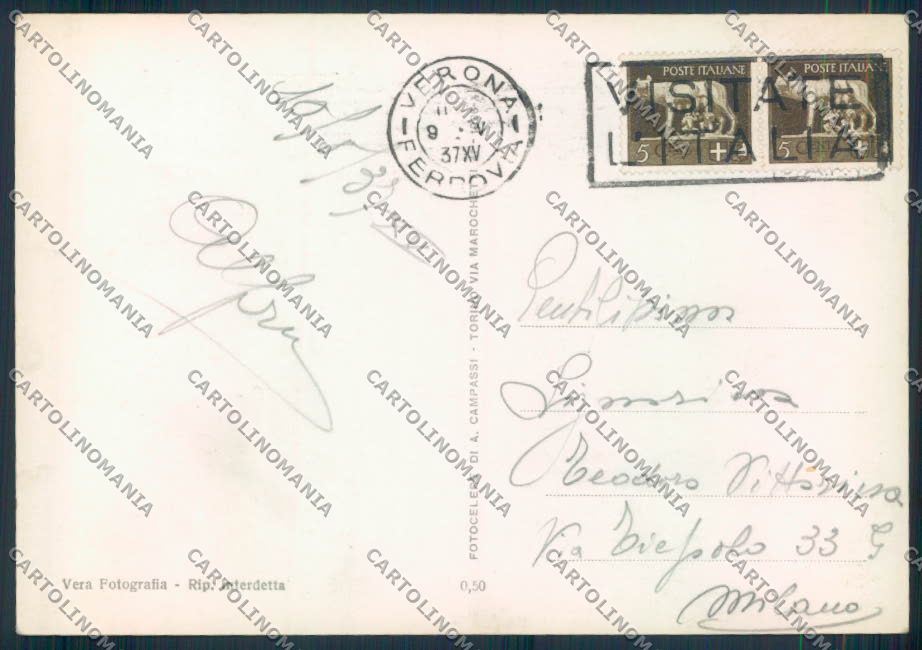 Verona città foto FG cartolina ZF0767 – retro