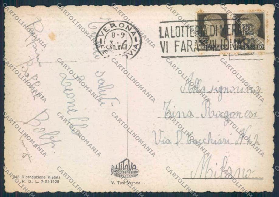 Verona città FG cartolina ZF0789 – retro
