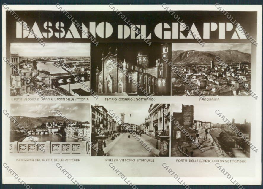 Vicenza Bassano del Grappa foto FG cartolina ZF0796 – fronte