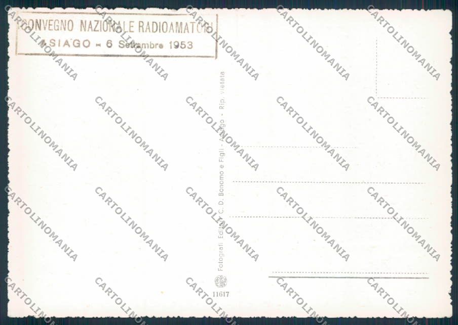 Vicenza Asiago FG cartolina ZF0817 – retro