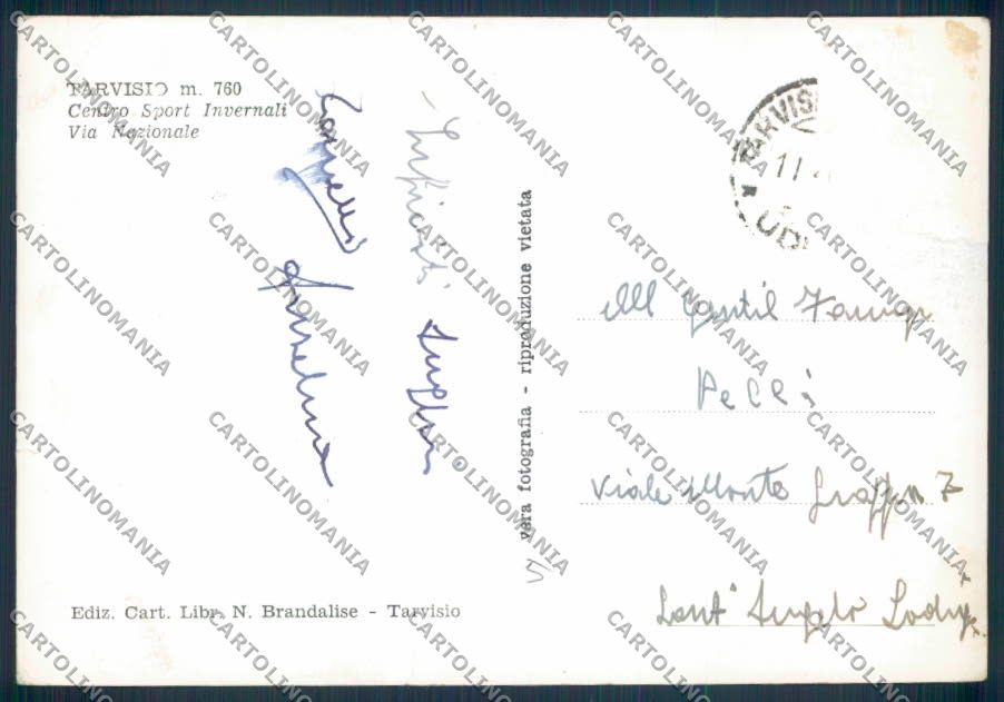 Udine Tarvisio foto FG cartolina ZF0869 – retro