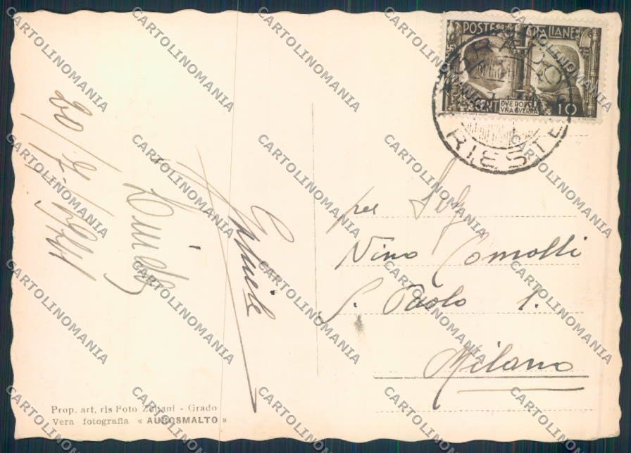 Gorizia Grado foto FG cartolina ZF0872 – retro