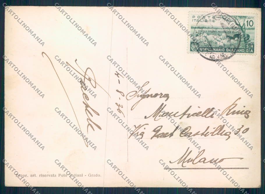Gorizia Grado FG cartolina ZF0874 – retro
