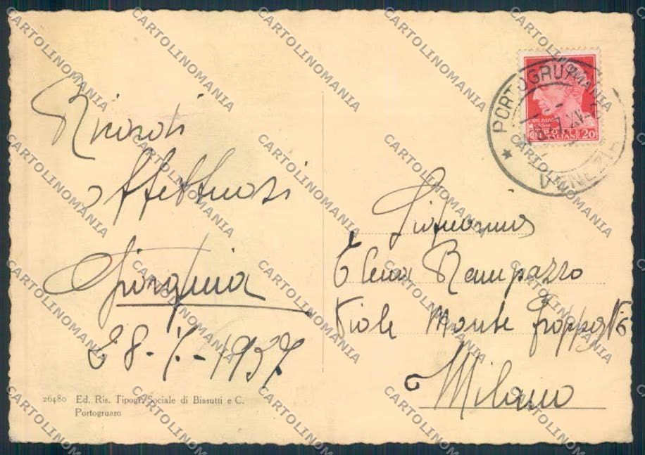 Venezia Portogruaro FG cartolina ZF0913 – retro