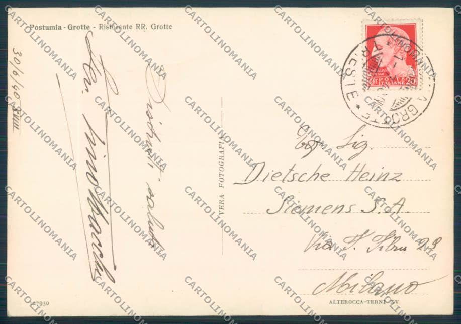 Slovenia Postojna STRAPPO foto FG cartolina ZF0925 – retro