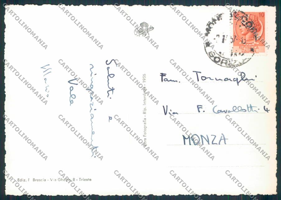 Gorizia Monfalcone Farmacia foto FG cartolina ZF0999 – retro