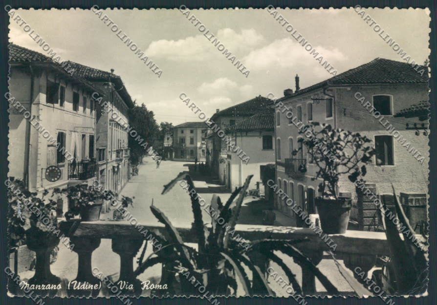Udine Manzano Vespa foto FG cartolina ZF1017 – fronte