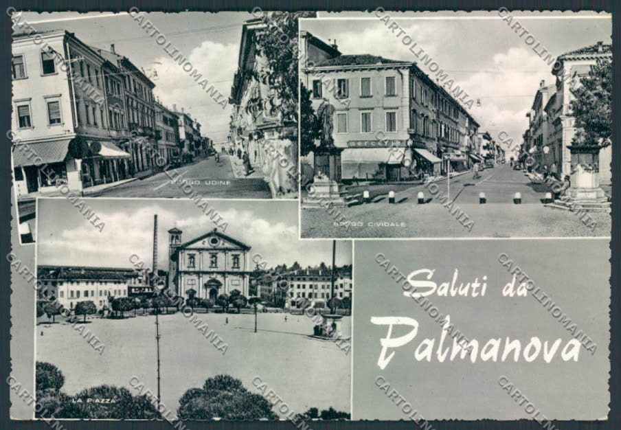 Udine Palmanova Saluti da foto FG cartolina ZF1037 – fronte