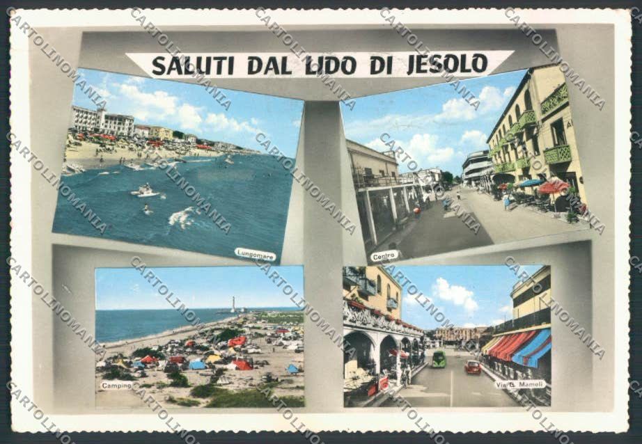 Venezia Jesolo Lido Saluti da foto FG cartolina ZF1056 – fronte