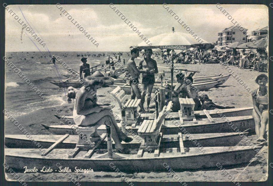 Venezia Jesolo Lido PIEGHINE FG cartolina ZF1073 – fronte