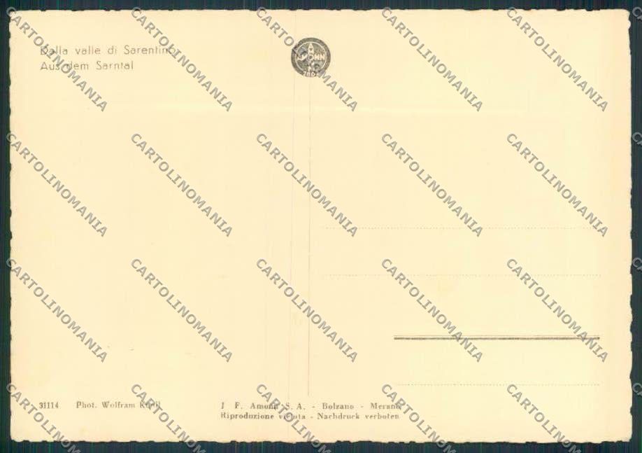 Bolzano Sarentino Costumi foto FG cartolina ZF1128 – retro